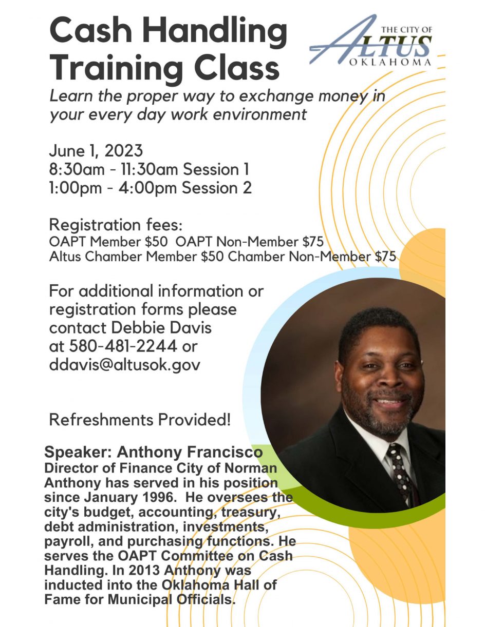 Cash Handling Training OMCTFOA